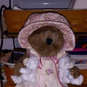 Boyds Bears Plush Little Bearpeep and Friends 912056 Brown 2 Lambs